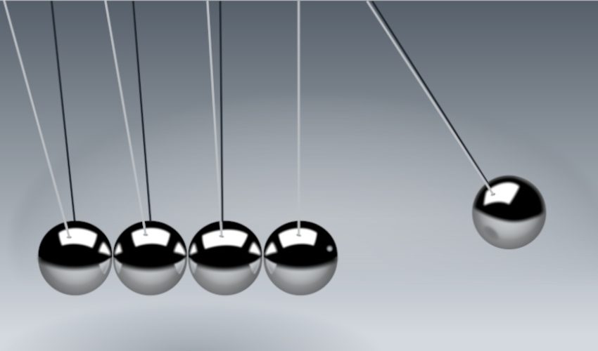 Image of a Newton's Cradle